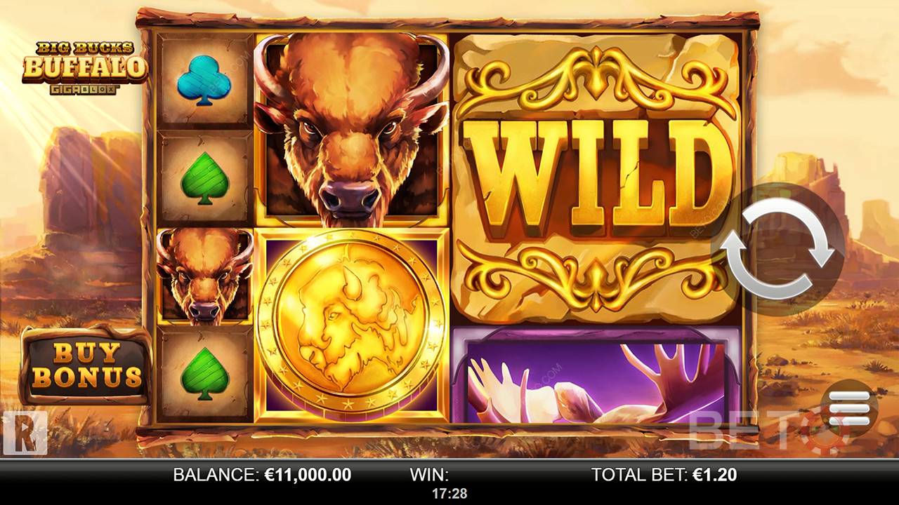 Big Bucks Buffalo Gigablox Recenzia od BETO Slots