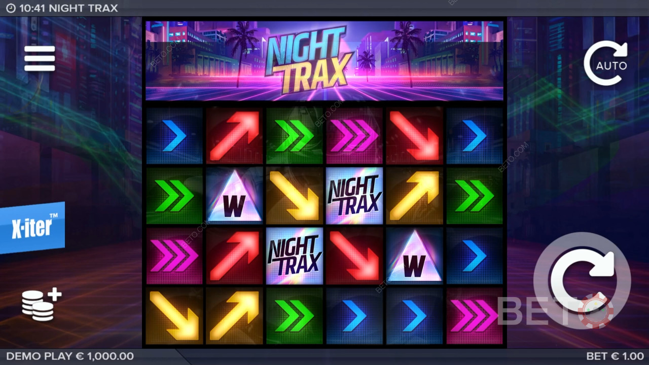 Night Trax Recenzia od BETO Slots