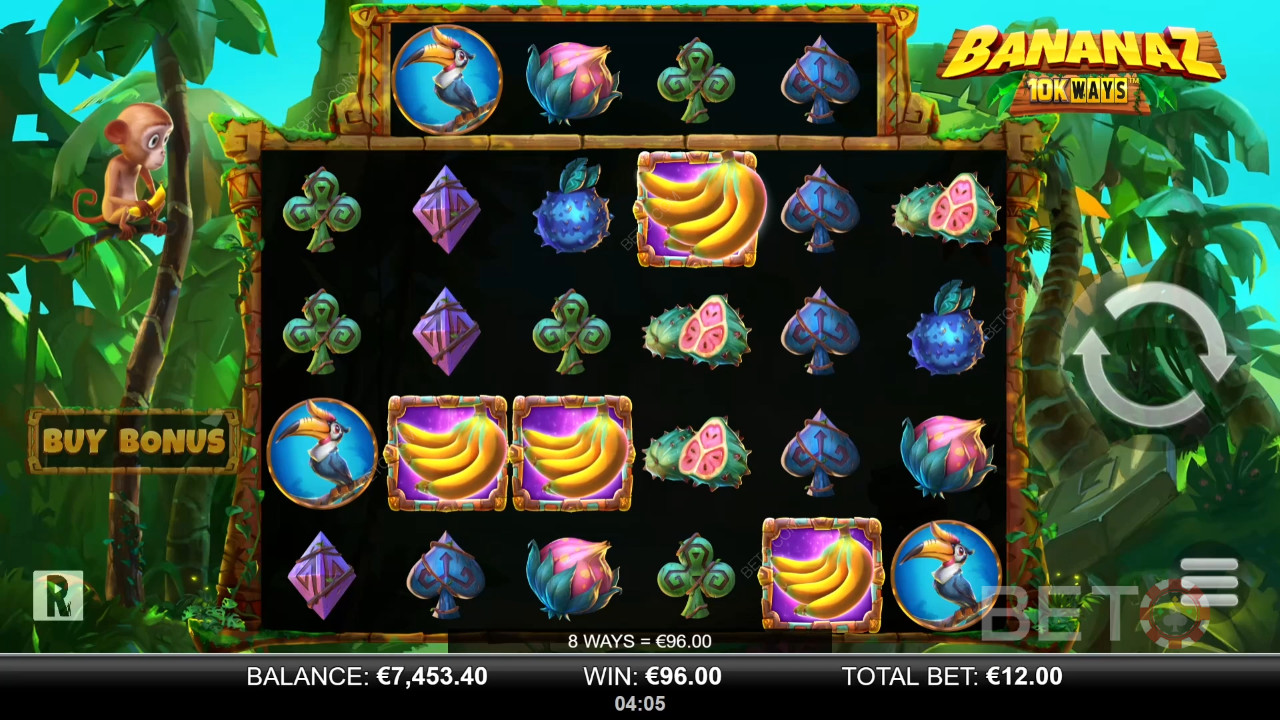 Bananaz 10K Ways Review by BETO Slots