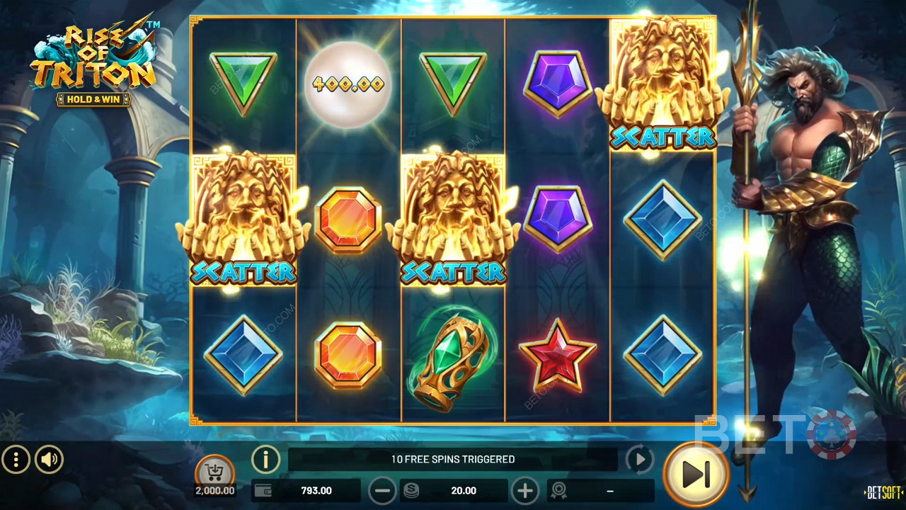 Rise of Triton Recenzia od BETO Slots