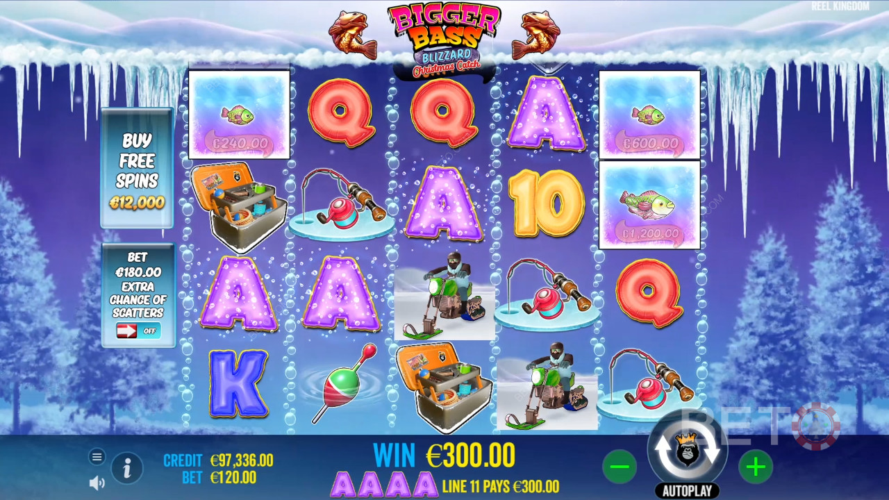 Bigger Bass Blizzard - Vianočný úlovok Review by BETO Slots