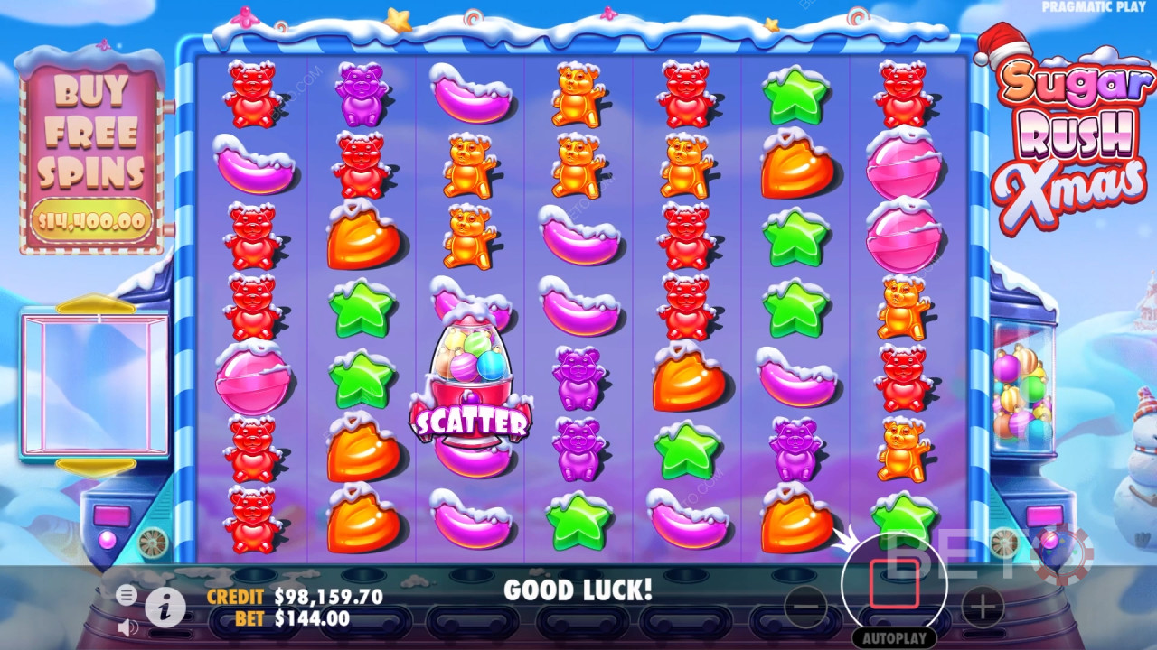 Sugar Rush Xmas Recenzia od BETO Slots