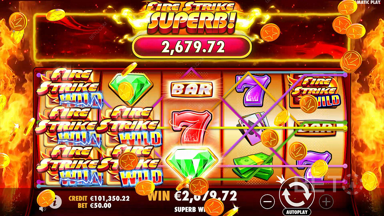 Fire Strike Recenzia od BETO Slots