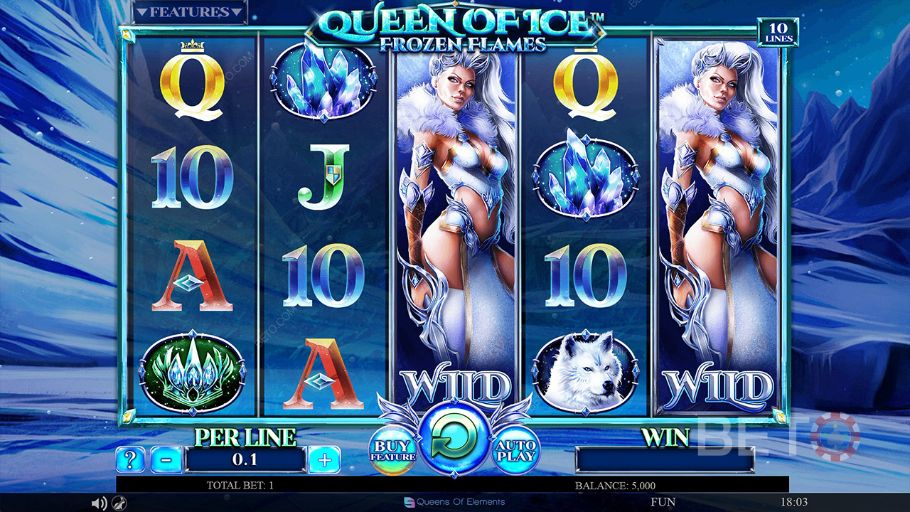 Queen of Ice Frozen Flames  Hrať Zadarmo