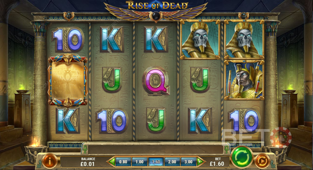 Rise of Dead - neprogresívny výherný automat, ktorý obsahuje symboly Scatter, symboly Wild, bonusové hry a točenia zdarma.
