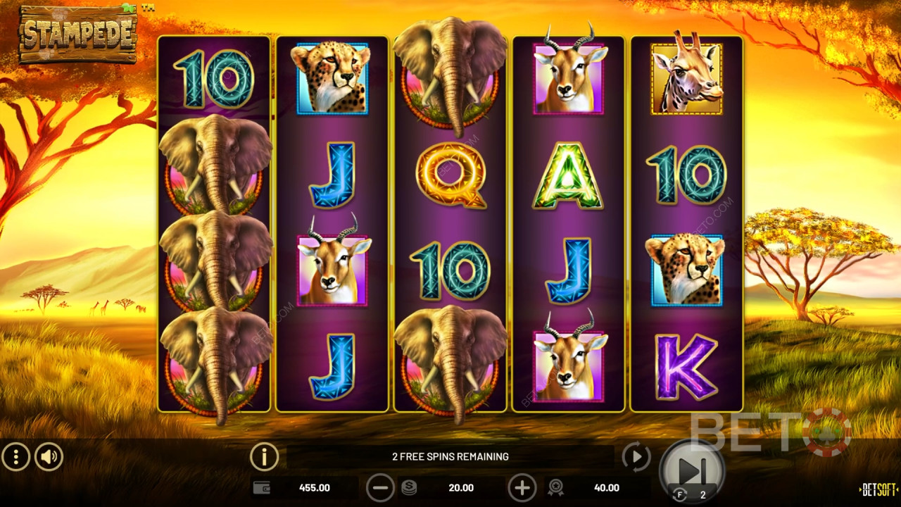 Stampede Recenzia od BETO Slots