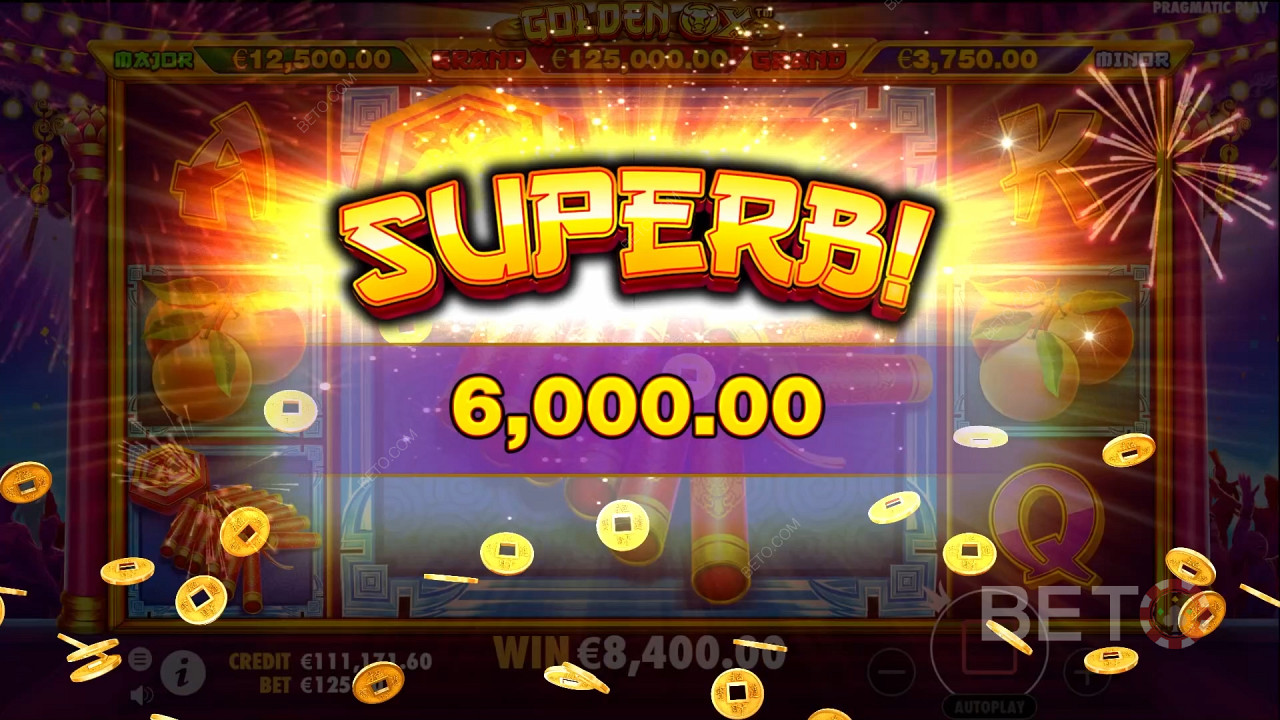 Vyhrajte 1 000-násobok svojej stávky v automate Golden Ox!