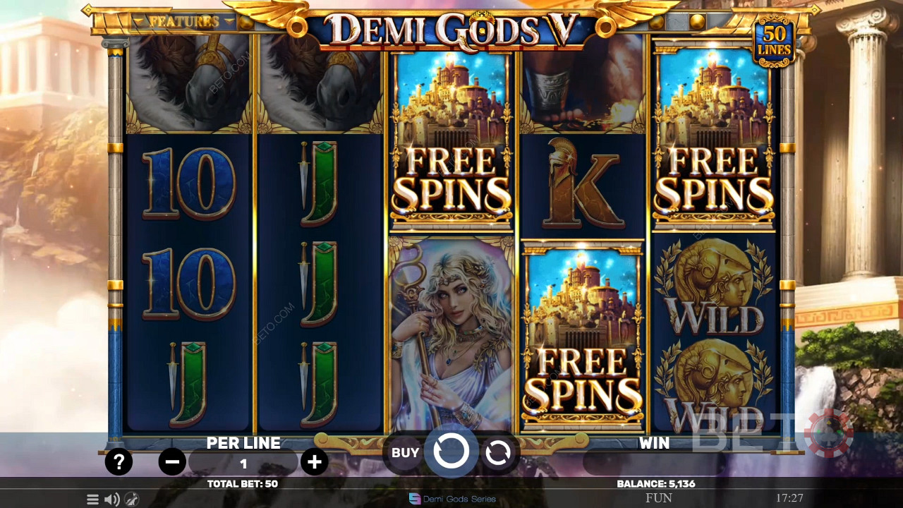 Demi Gods V Recenzia od BETO Slots