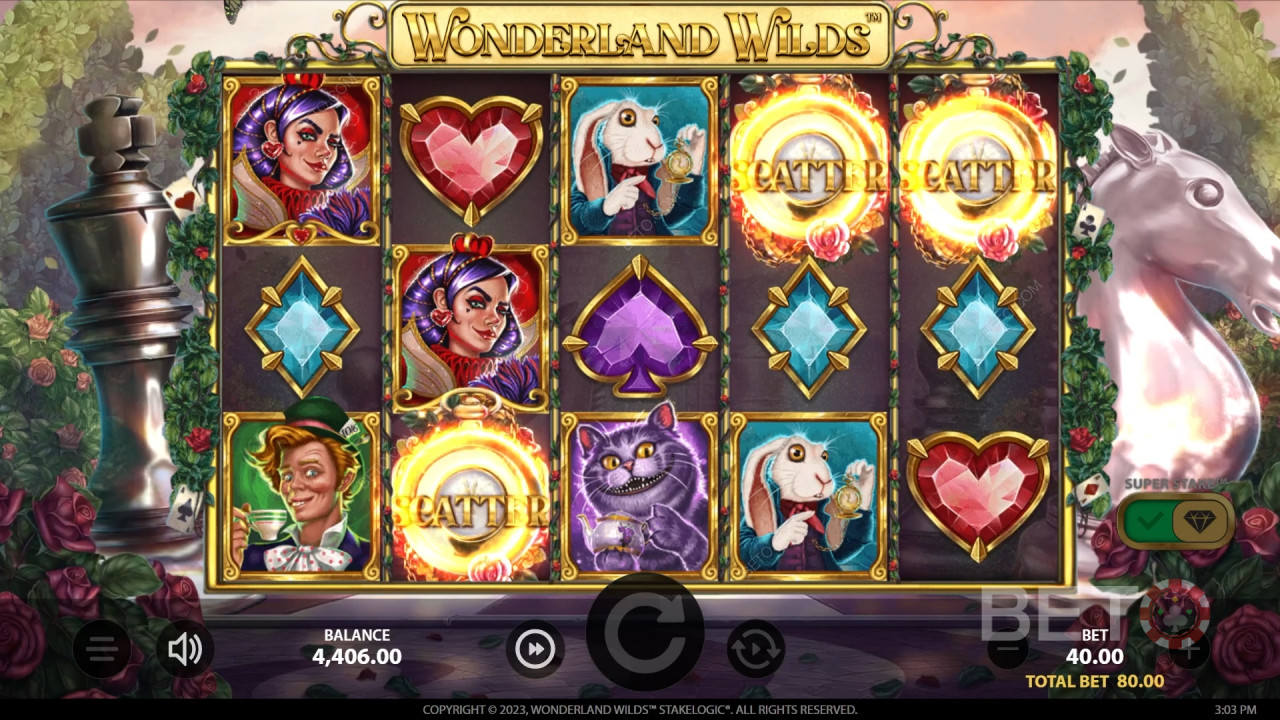 Wonderland Wilds Recenzia od BETO Slots