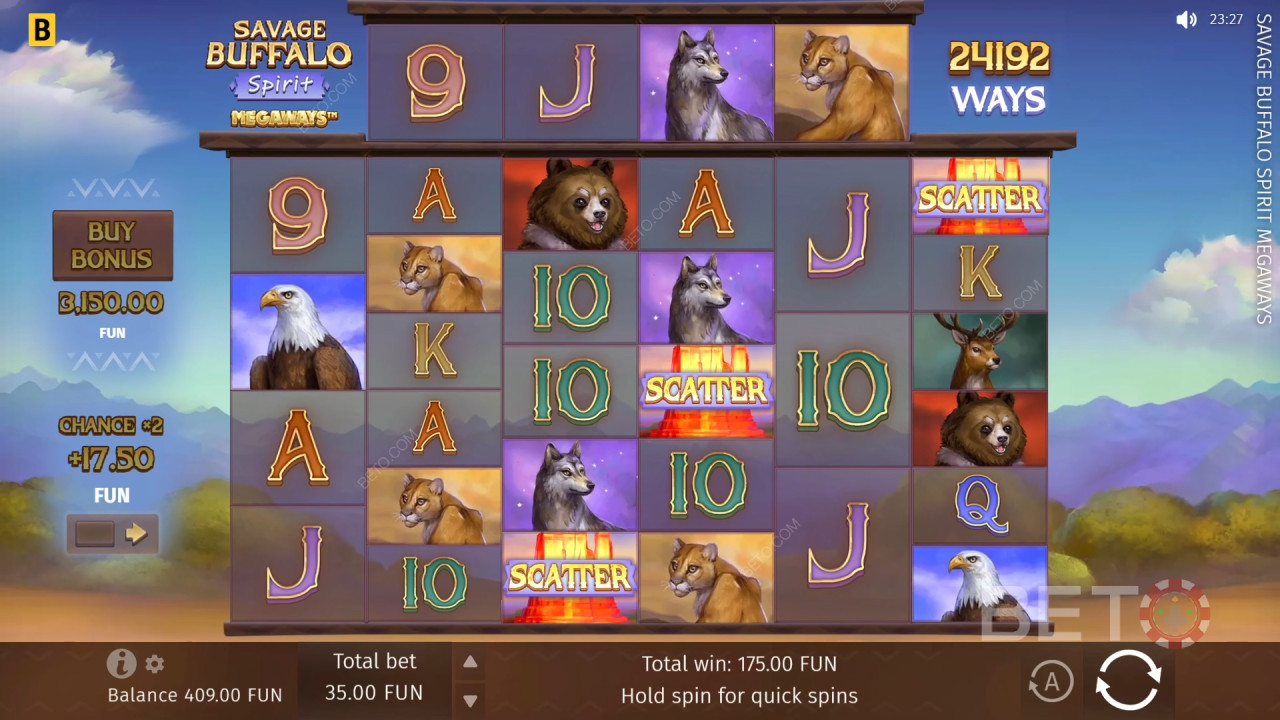 Savage Buffalo Spirit Megaways Recenzia od BETO Slots