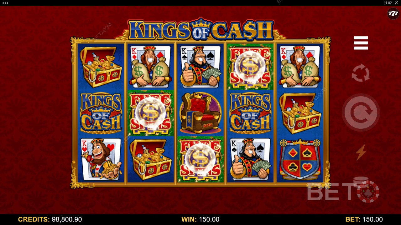 Kings of Cash Recenzia od BETO Slots