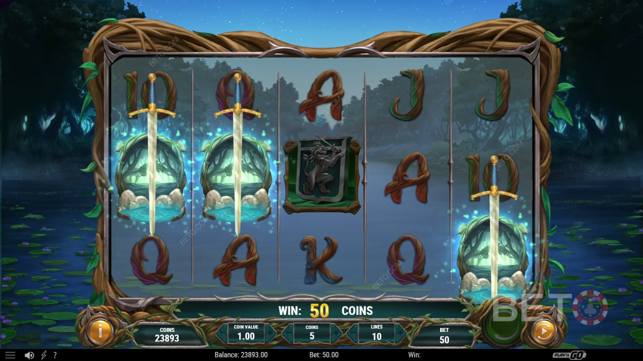 Lord Merlin and the Lady of the Lake Recenzia od BETO Slots