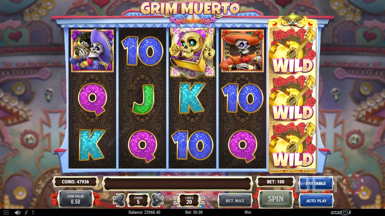 Grim Muerto Recenzia od BETO Slots