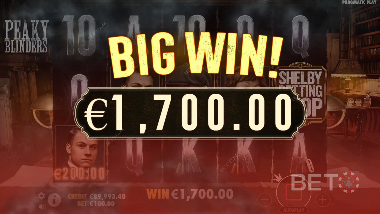 Vyhrajte 2 022-násobok svojej stávky vo video automate Peaky Blinders!