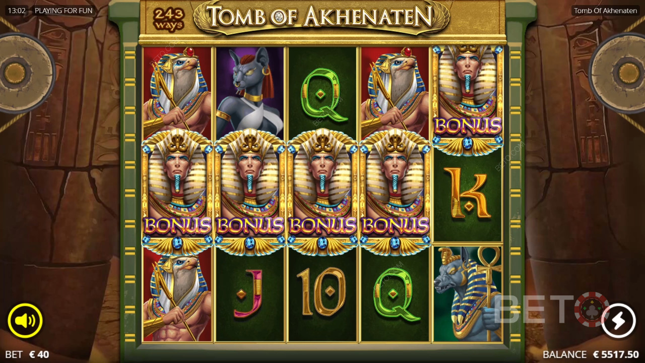 Hrobka Achnatona Recenzia od BETO Slots
