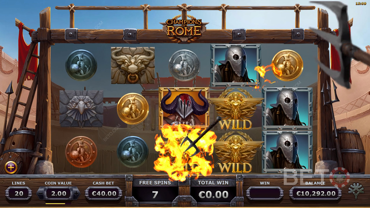 Champions of Rome Recenzia od BETO Slots