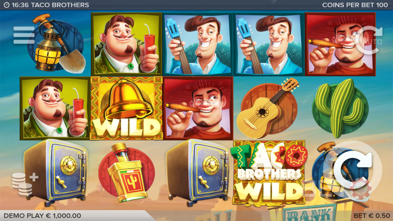 Taco Brothers Recenzia od BETO Slots