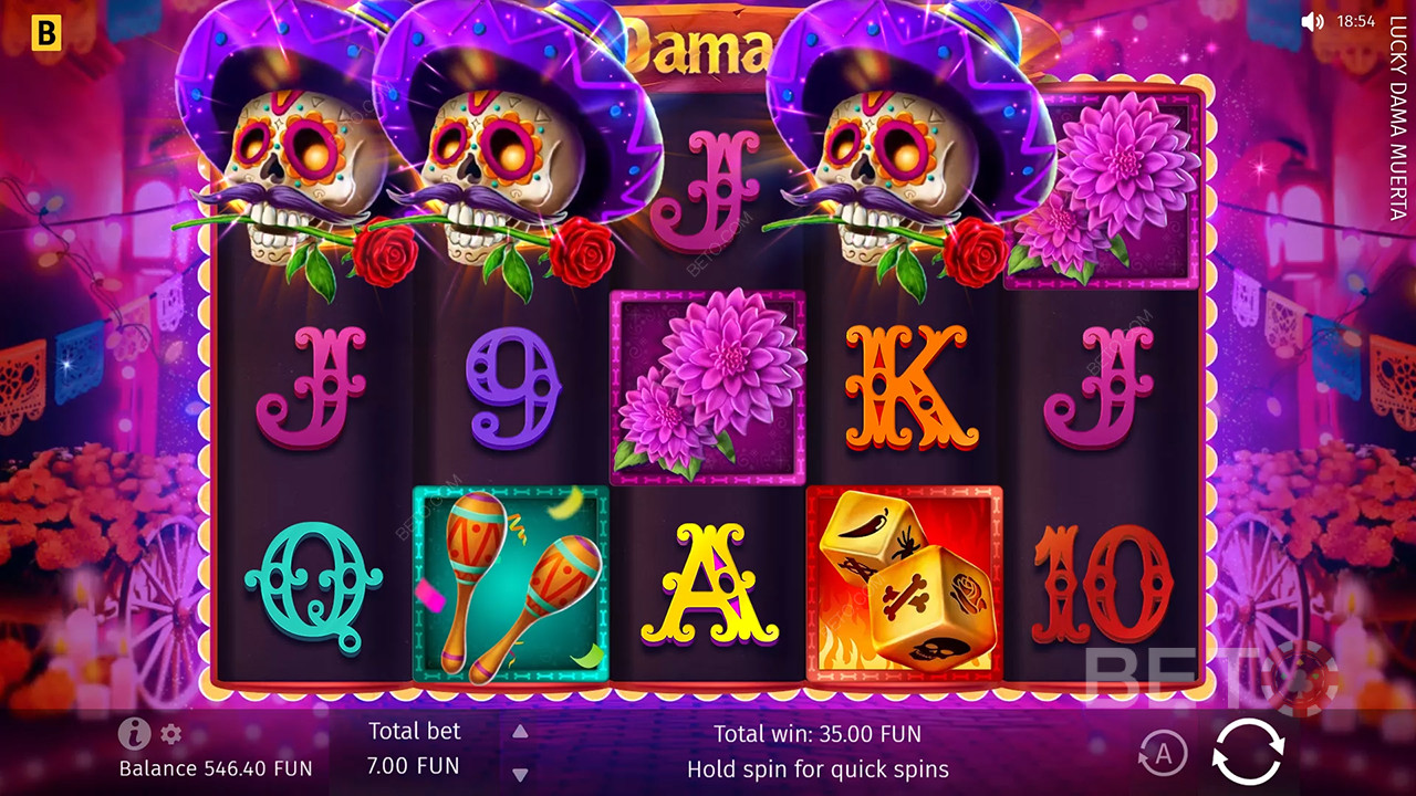 Lucky Dama Muerta Recenzia od BETO Slots