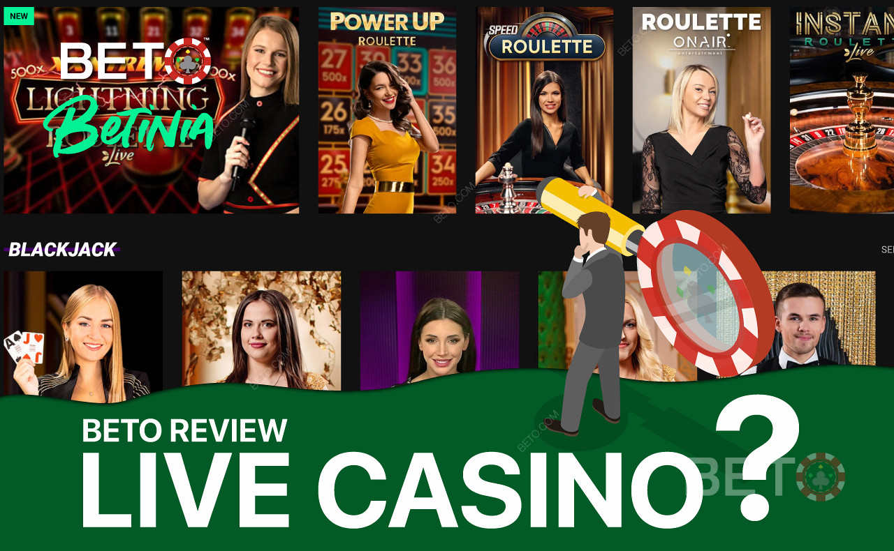 Vychutnajte si úžasnú zbierku živých kasínových hier