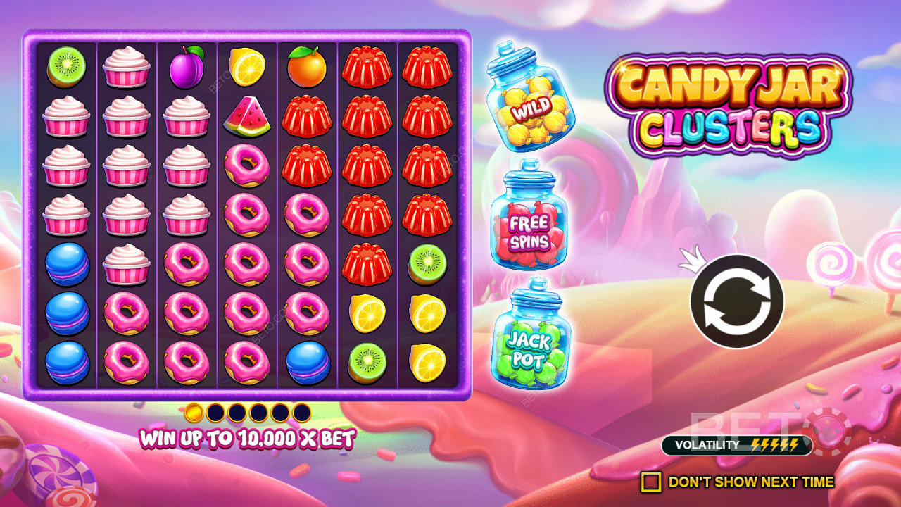 Candy Jar Clusters: Online automat, ktorý stojí za to roztočiť?