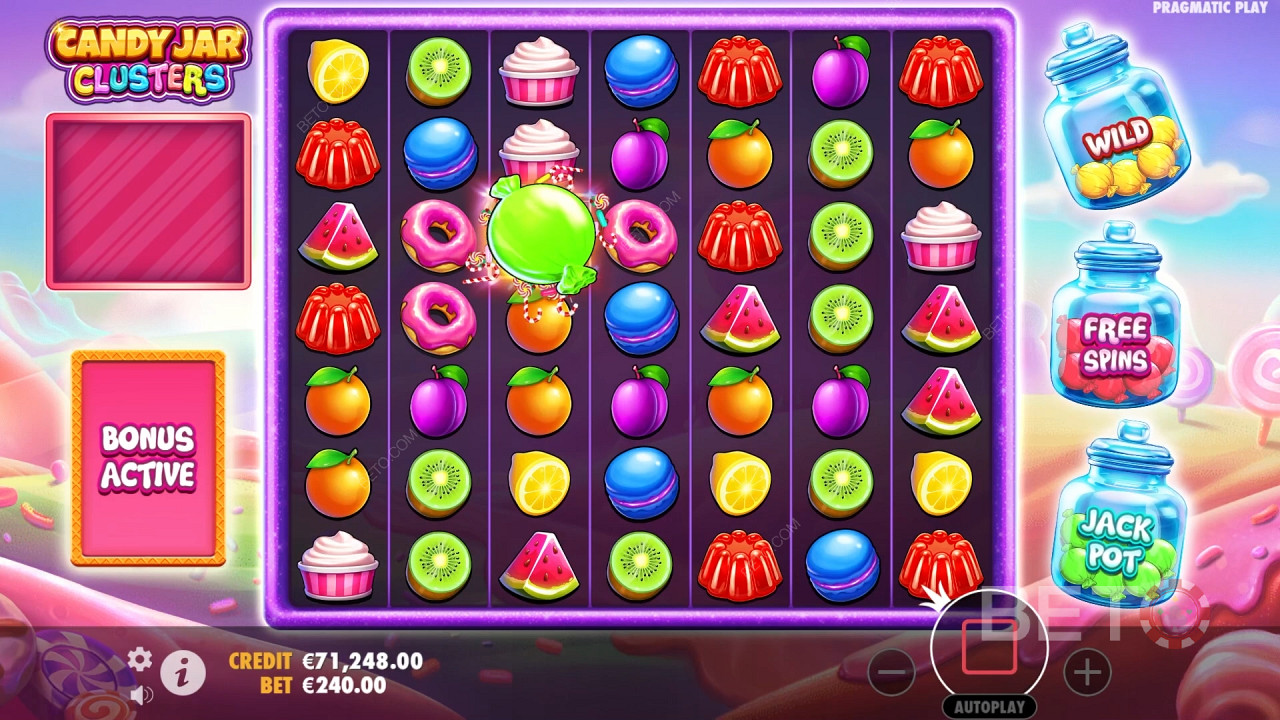 Candy Jar Clusters Recenzia od BETO Slots
