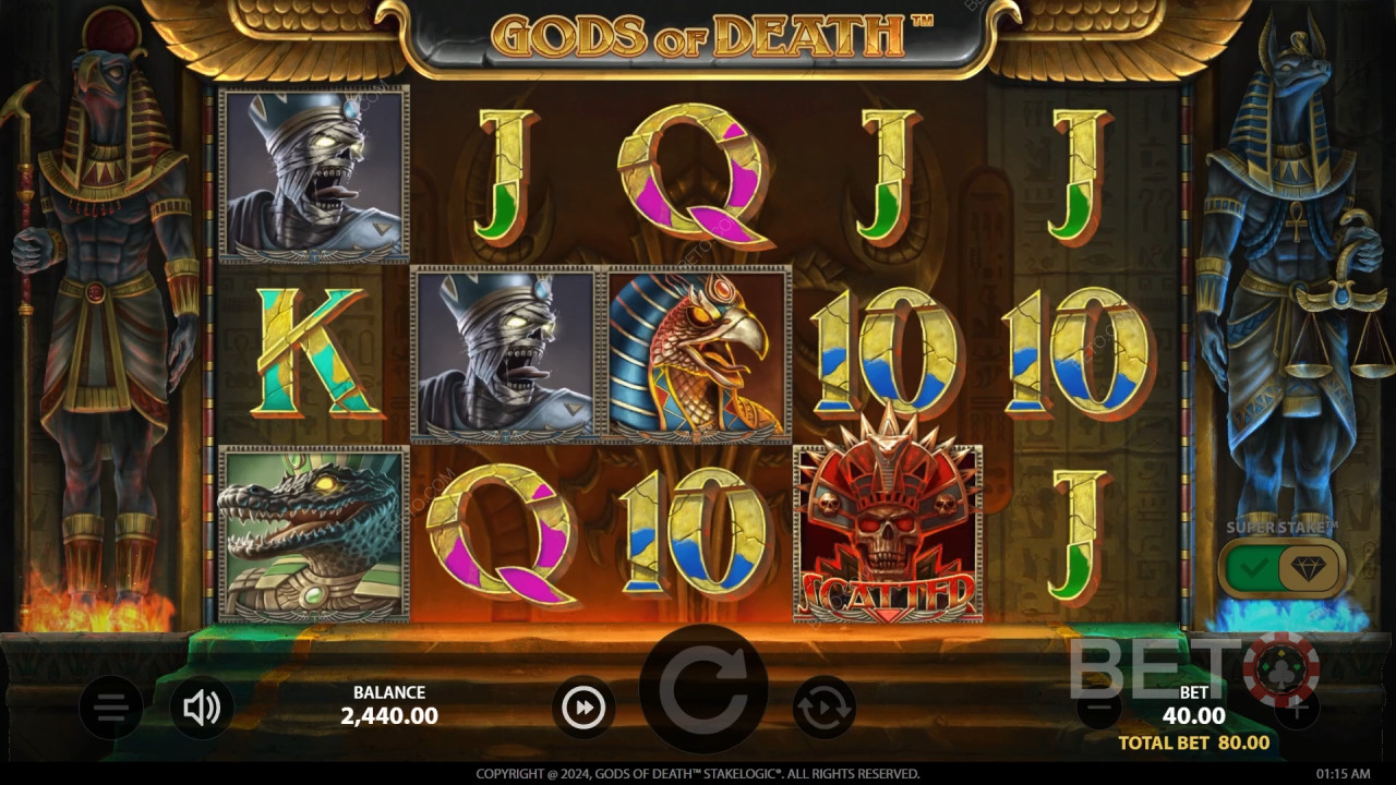 Gods of Death Recenzia od BETO Slots