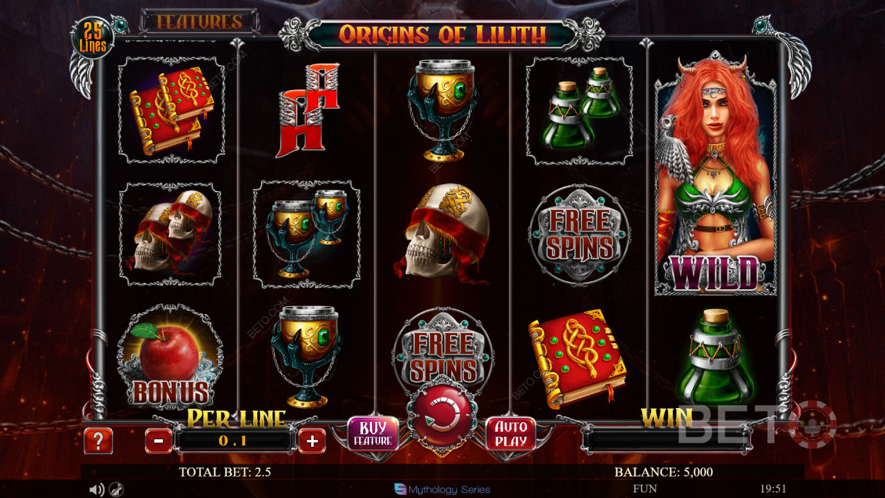 Origins Of Lilith Recenzia od BETO Slots