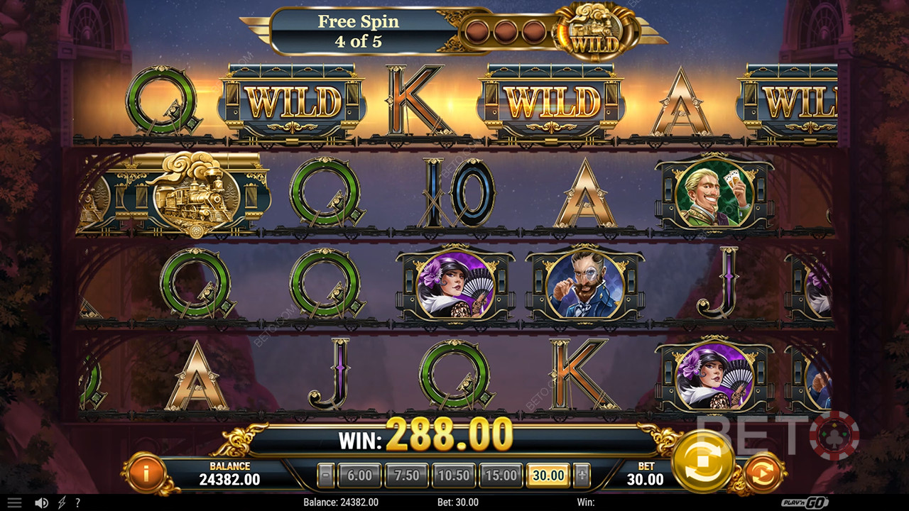 Wild Rails Recenzia od BETO Slots