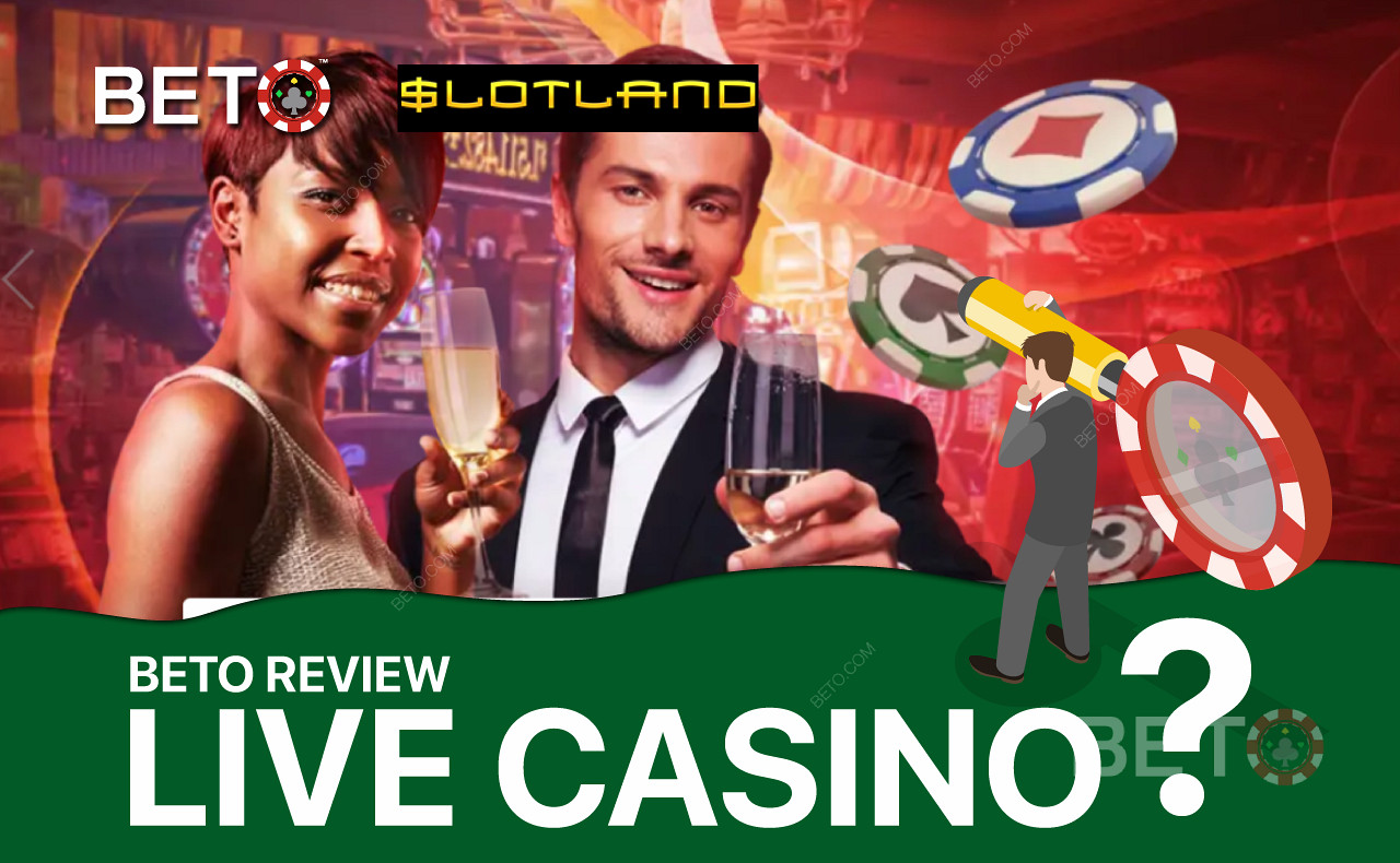 Bohužiaľ, Slotland neponúka živé kasínové hry
