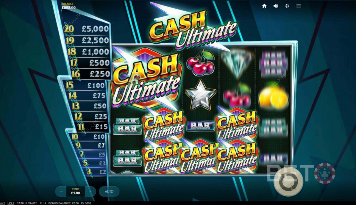 Symboly Scatter v hre Cash Ultimate
