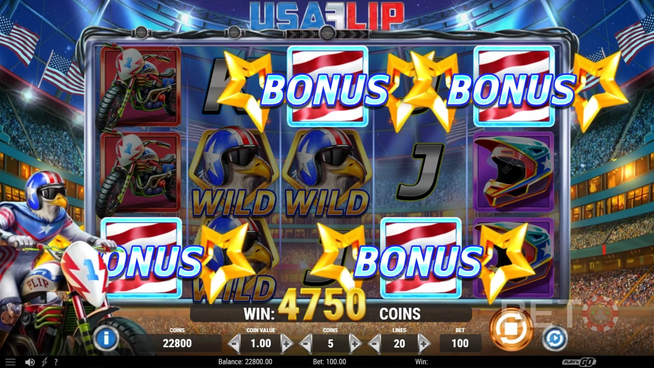 USA Flip Recenzia od BETO Slots