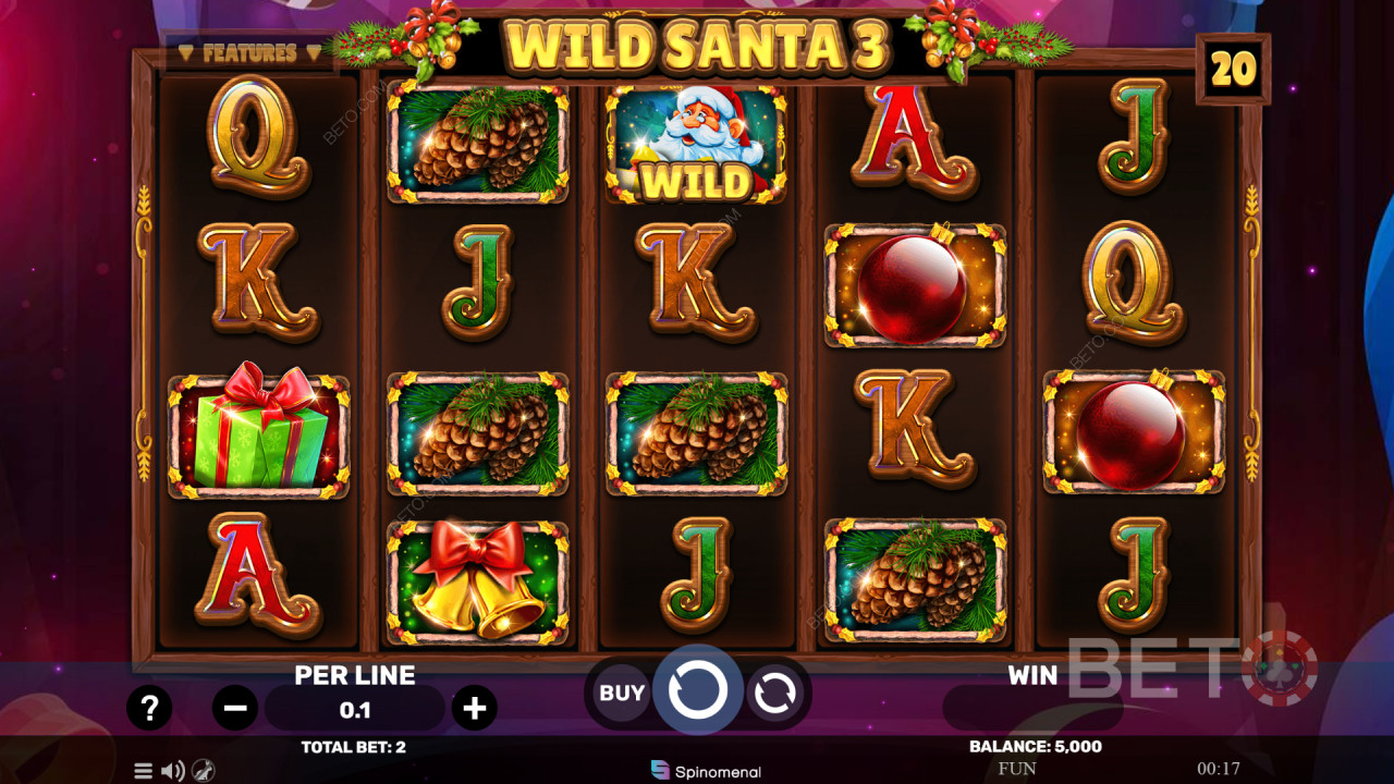 Wild Santa 3 Recenzia od BETO Slots