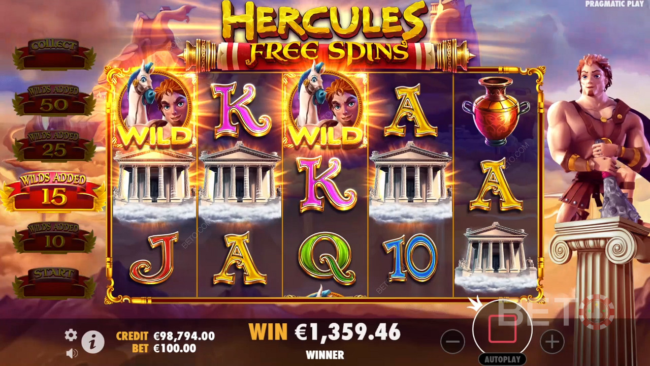 Herkules a Pegas Recenzia od BETO Slots