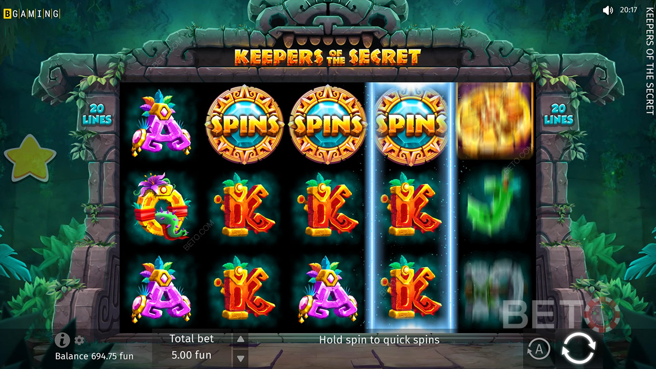Recenzia na Keepers of the Secret od BETO Slots