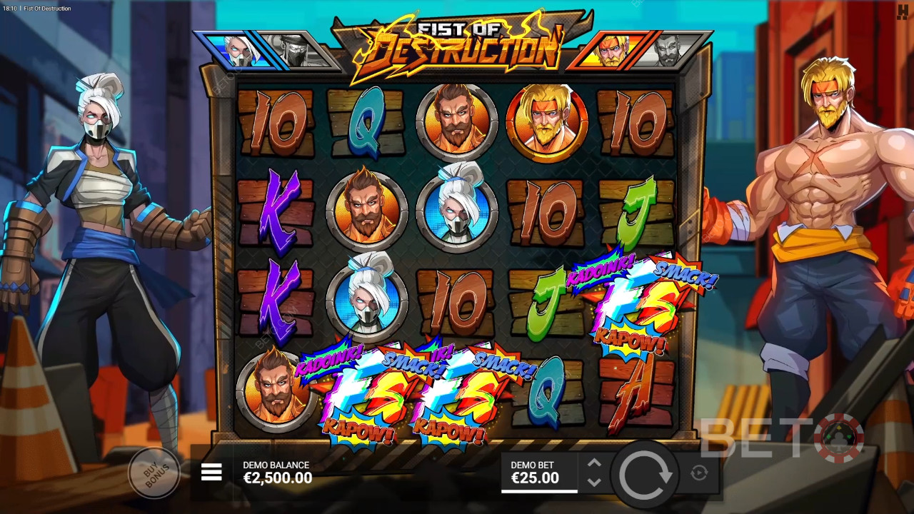 Fist of Destruction Recenzia od BETO Slots