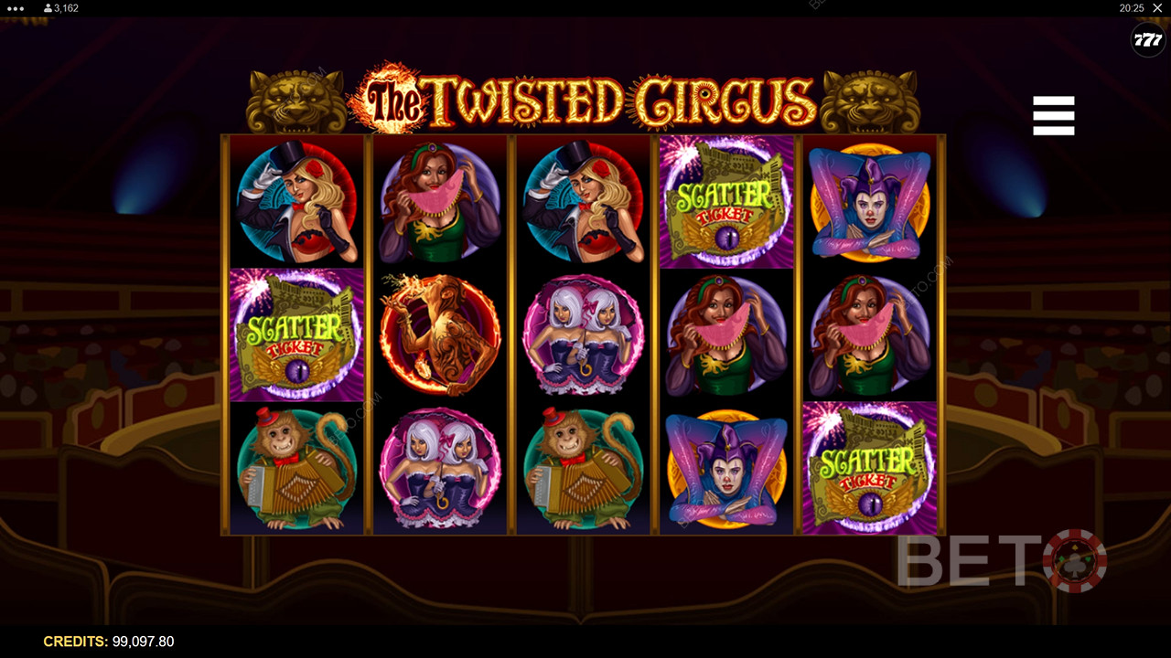 The Twisted Circus Recenzia od BETO Slots