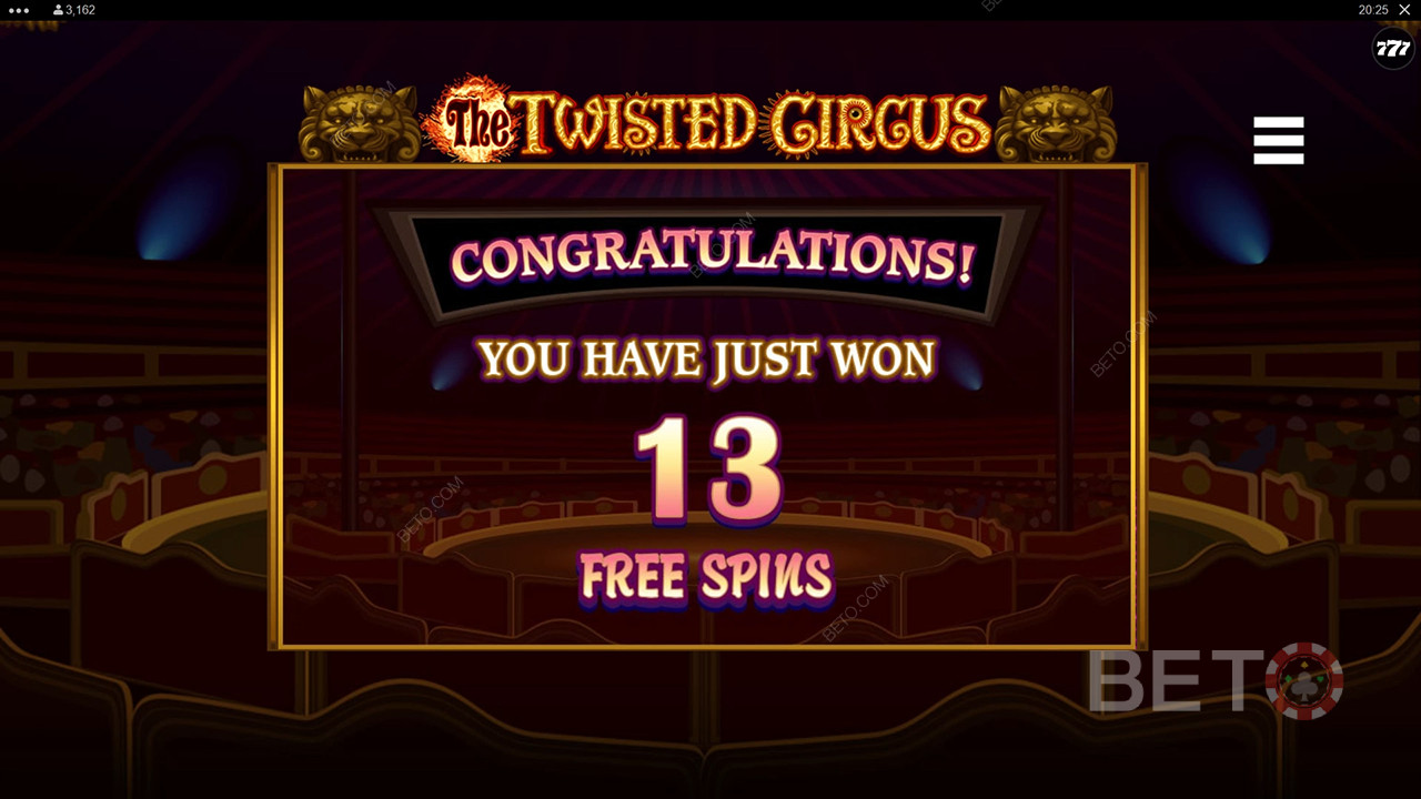 Vysvetlenie bonusových funkcií v knihe The Twisted Circus od Microgaming