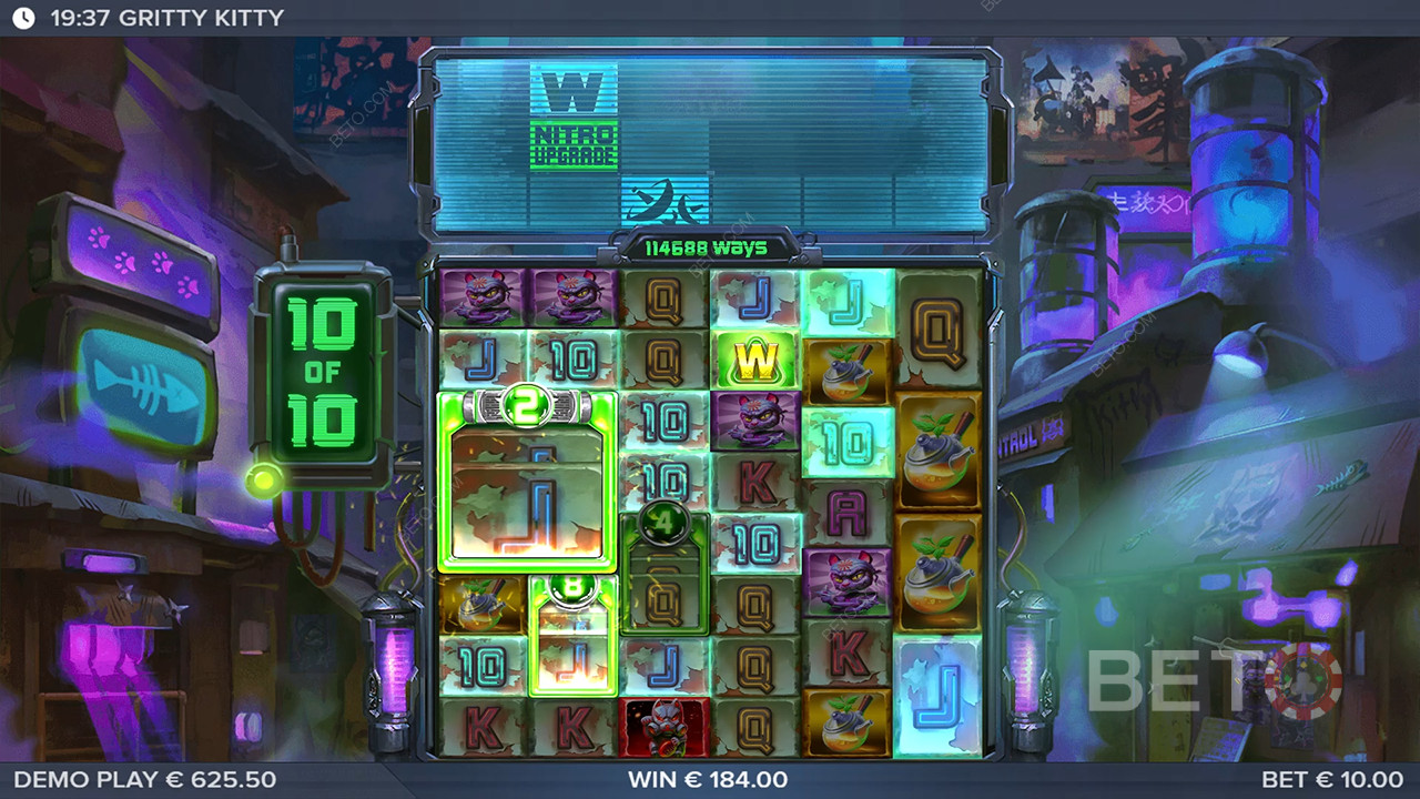 Gritty Kitty of Nitropolis Recenzia od BETO Slots