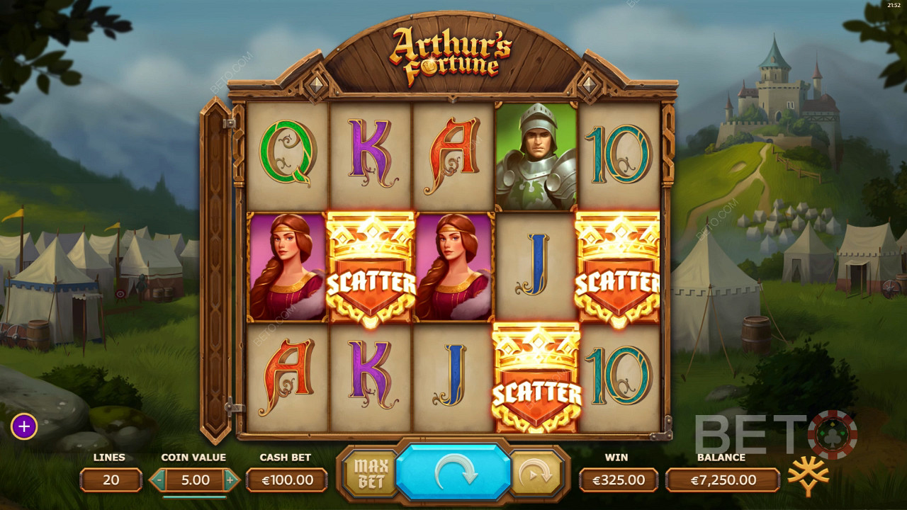 Arthurs Fortune Recenzia od BETO Slots