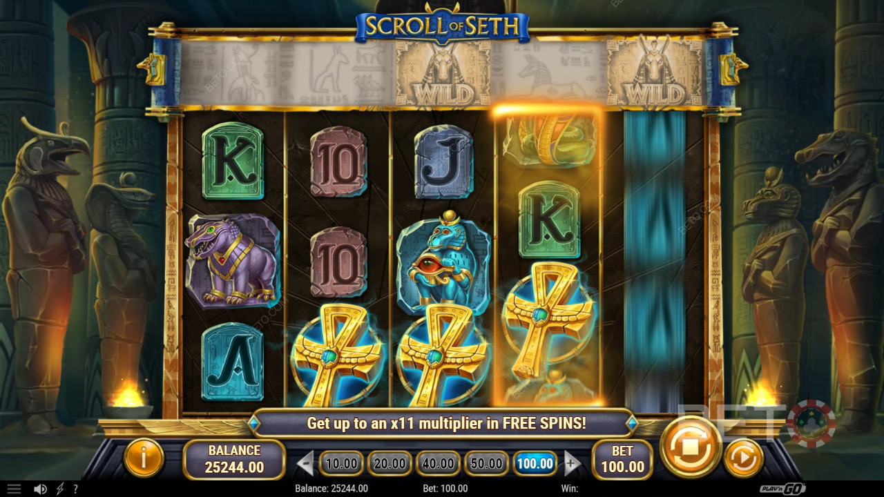 Scroll of Seth Recenzia od BETO Slots