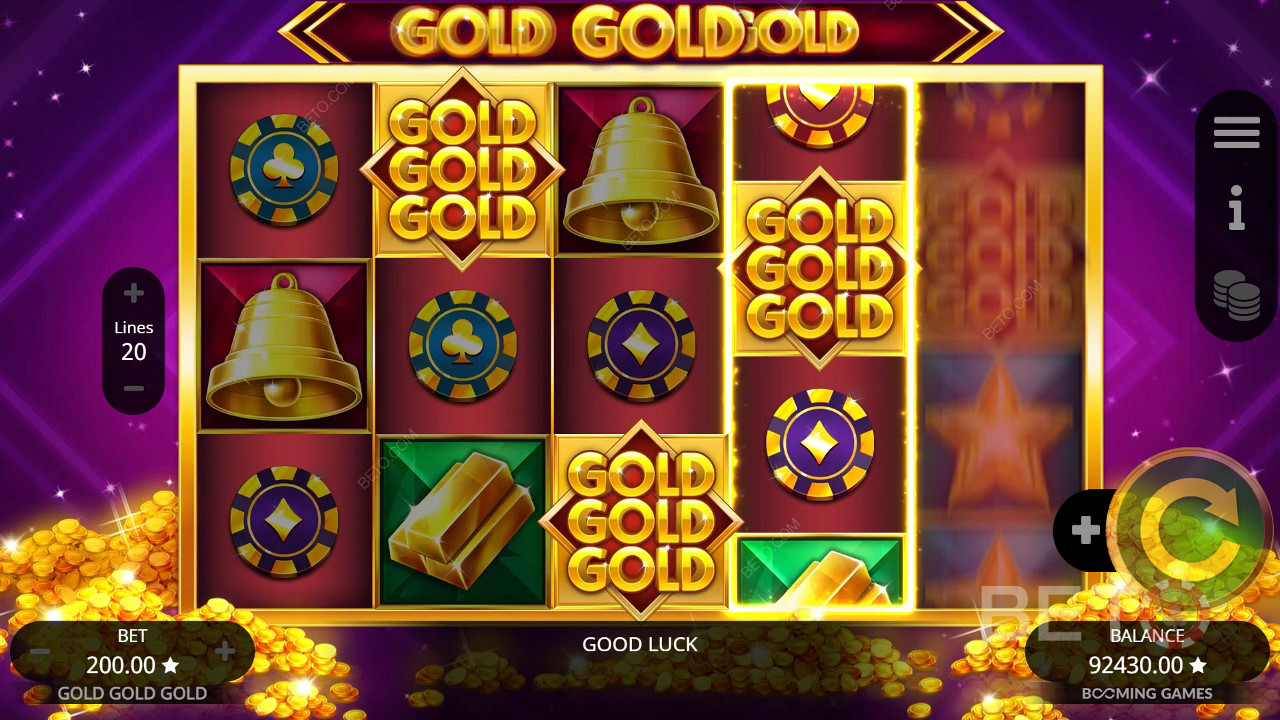 Gold Gold Gold Recenzia od BETO Slots
