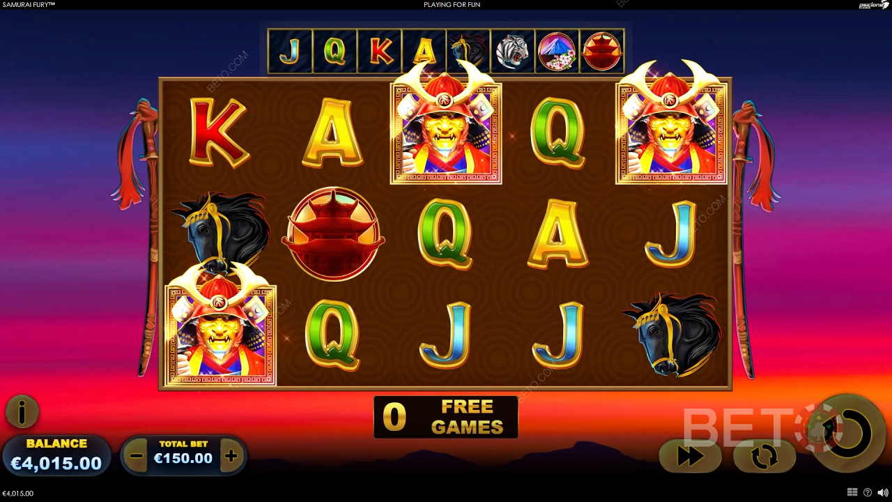 Samurai Fury Recenzia od BETO Slots