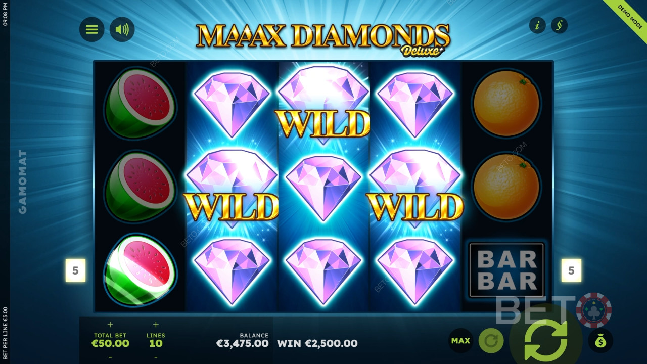 Maaax Diamonds Deluxe Recenzia od BETO Slots