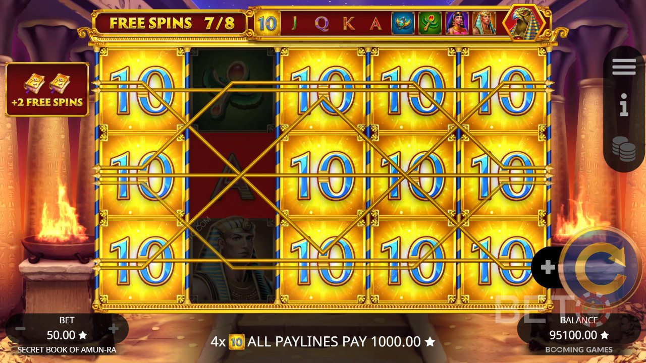 Tajná kniha Amun Ra Recenzia od BETO Slots