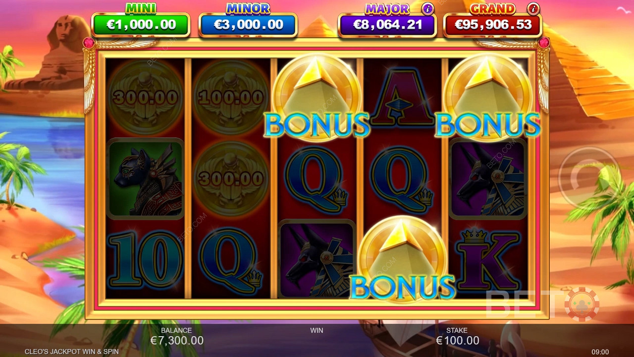 Cleo's Jackpot Win & Spin Hrať Zadarmo