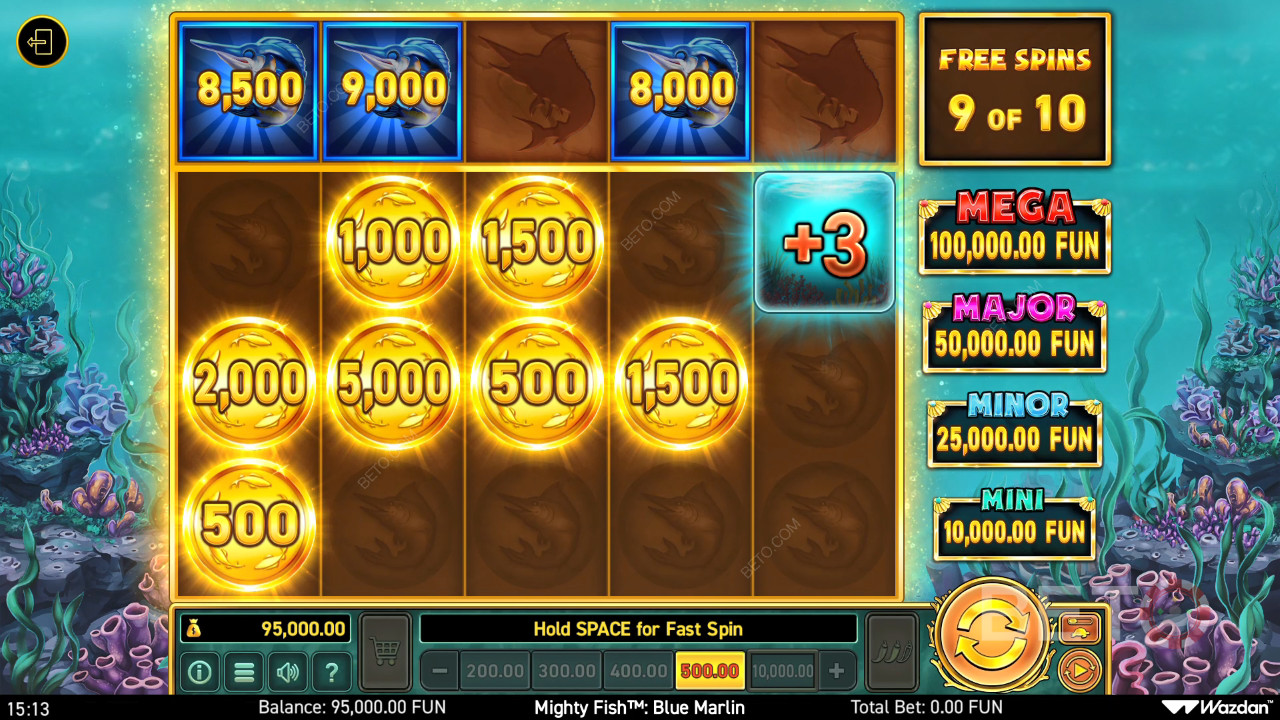 Mighty Fish: Blue Marlin Recenzia od BETO Slots