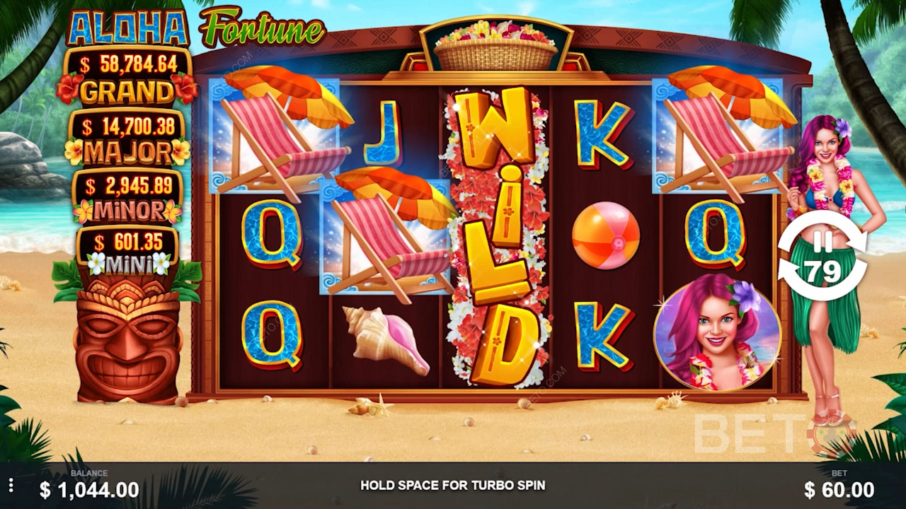 Online výherný automat Aloha Fortune od spoločnosti Pariplay