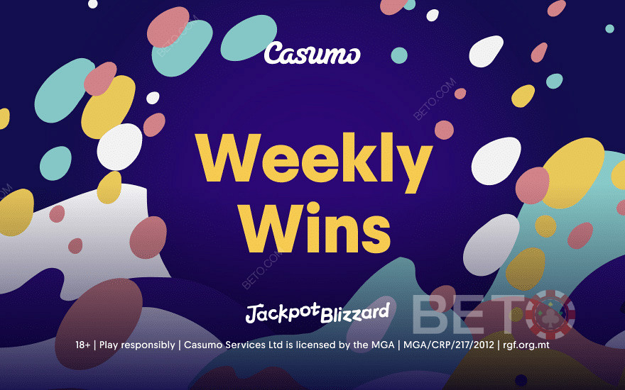 Hrajte jackpot na Casumo alebo vyhrajte mega veľké ceny!