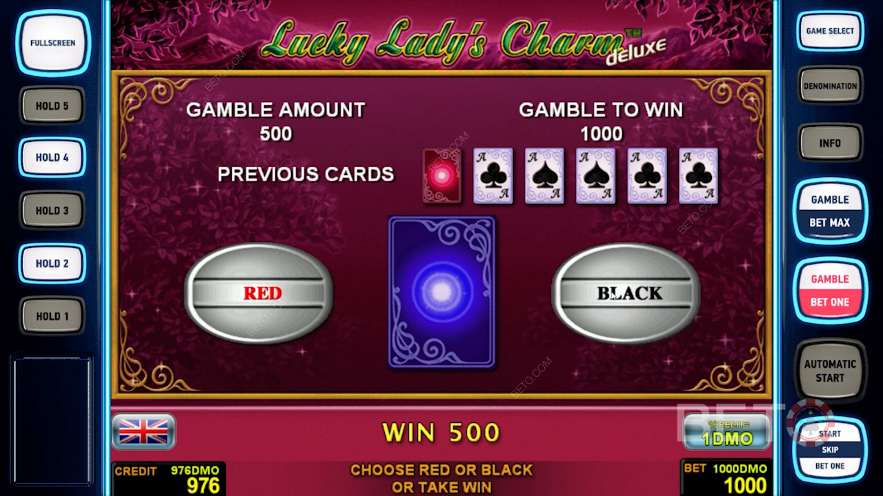 Jedinečné funkcie v hre Lucky Lady