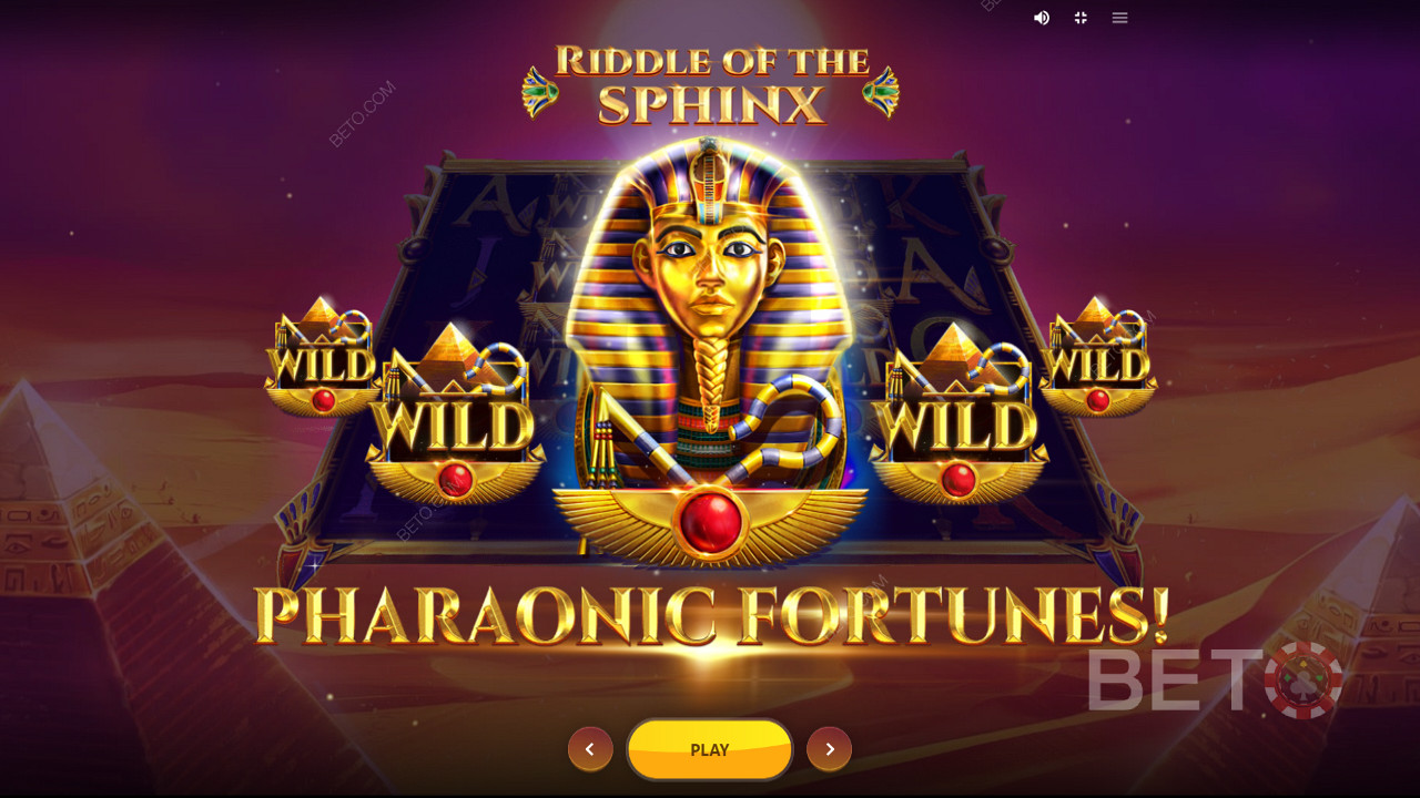 Špeciálny bonus Pharaonic Fortunes v hre Riddle Of The Sphinx
